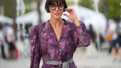 frech gestufter bob mit brille